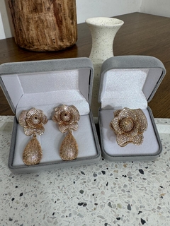 CONJUNTO ANEL E BRINCO - comprar online