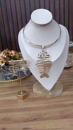 CONJUNTO COLAR E BRINCO - comprar online