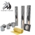KIT BÁSICO ACCESORIOS ACERO INOXIDABLE INSTALACIÓN SALAMANDRA SALIDA 8" PARED