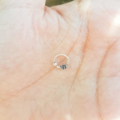 Piercing tragus de orelha - 7 mm