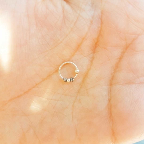 Piercing tragus de orelha - 7 mm