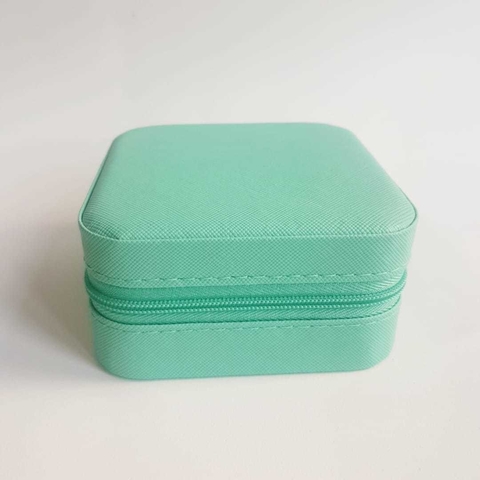 porta joias cor verde tiffany