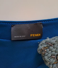 Vestido Con Un Hombro Descubierto Importado. Fendi - Las 4 estaciones Vintage