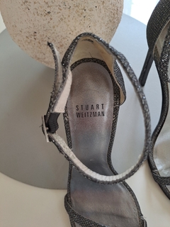 Sandalias Plateadas Importadas. Stuart Weitzman en internet