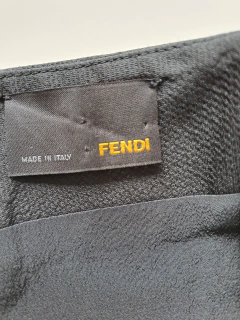 Vestido de coctel negro importado. Fendi - Las 4 estaciones Vintage