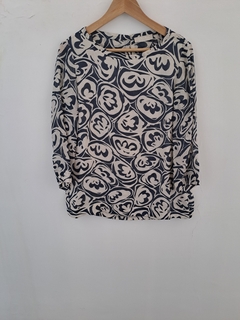 Blusa De Lino Y Algodón Importada. Max Mara