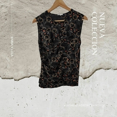 Remera Musculosa Estampada Importada. Bimba Y Lola
