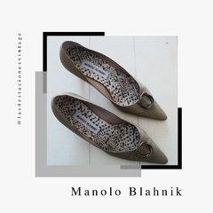 Stilettos Verdes Importados. Manolo Blahnik