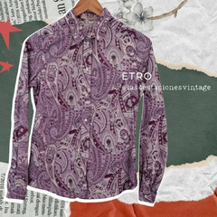 Camisa De Algodón Importada. Etro