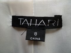 Blazer Rayado De Media Estación Importado. Tahari - Las 4 estaciones Vintage