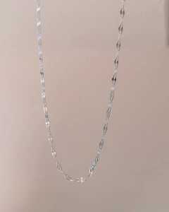 chocker eslabones chatos textura 30 a 37 cm - comprar online