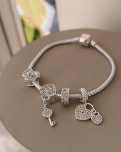 dije corazon candado y llave en internet
