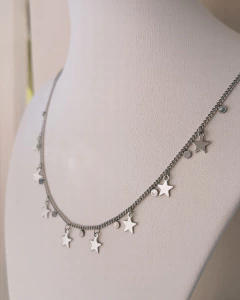 cadena grumet chapitas estrellas y circulos
