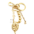 Chaveiro Mini Terço Amém Dourado - Dare Ateliê - Presentes, Pulseiras e Terços Personalizados