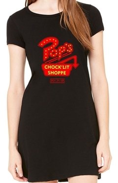 Vestido Riverdale Pops Curto Feminino Serpentes Seriado