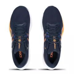 Tênis ASICS GEL-Shogun 7 - Masculino - Azul/Laranja - 1011C0174 - Calçados Michelle Inácio