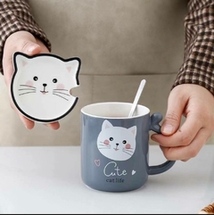 TAZA CERAMICA GATO