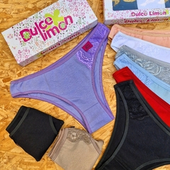 VEDETINA MEDIA ALETA ALGODÓN Y LYCRA LINEA: DULCE LIMON ART: 10 TALLE ÚNICO (X DOCENA) en internet
