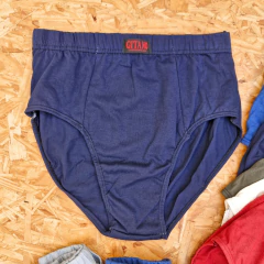 Imagen de SLIP DE HOMBRE DE ALGODÓN Y LYCRA LISO BASICO LINEA GITANO ART. 1002 (COLORES SEGUN EL STOCK DISPONIBLE) TALLES SURTIDOS 7 - 8 - 9 - 10 (X DOCENA)