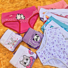 BOMBACHA DE NENA DE ALGODÓN Y LYCRA ESTAMPADA LINEA ALEIA ART. 100/2 TALLES SURTIDOS 1,2,3 (X DOCENA) en internet