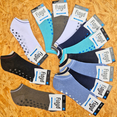 SOQUETES HOMBRE ANTIDESLIZANTE LISOS COLORES LINEA: FLOYD ART: 1422 TALLE UNICO -39 AL 44- (X DOCENA) - comprar online