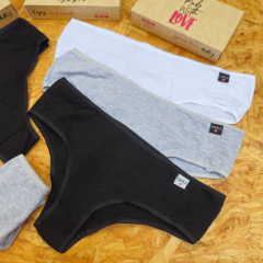 CULOTTE VEDETINA LISA ALGODON LYCRA LINEA. SAYKA ART: 152 TALLE ÚNICO (X DOCENA) en internet