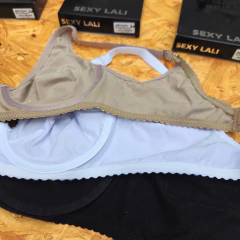 CORPIÑO SOLO CON ARO ALG/LYCRA LINEA SEXY LALI ART. 2004 TALLES DISPONIBLES 100 al 125 (X MAYOR) - tienda online