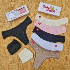 COLALESSS ALG/LYCRA CON CINT PUNTILLA LÍNEA DULCE LIMON ART. 1340 TALLE MAXI (X DOCENA) - comprar online