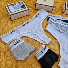 COLALESS ALG/LYCRA CON ELASTICO PERSONALIZADO LISOS (BCO-NGO-GRIS) LÍNEA LODY ART. 9400 TALLE ÚNICO (X DOCENA) - MARILEY - Lenceria Mayorista | Despachamos dentro de las 48hs!