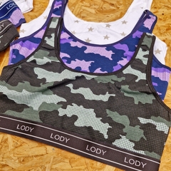 CONJUNTO DEPORTIVO TOP Y LESS ESTAMPADO ALGODON LYCRA LINEA LODY ART. 5331-5332 TALLES SURTIDOS 85 - 90 - 95 - 100 - 105- 110 en internet