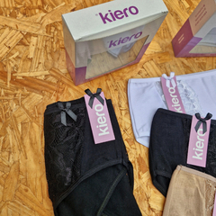 BOMBACHA TIRO CORTO ALGODON LYCRA CON PUNTILLA LISAS LINEA KIERO ART. 2164 TALLE UNICO TIRO CORTO - tienda online