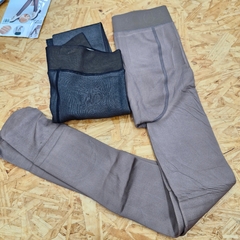 Imagen de CALZA EFECTO PIEL LINEA PERLA NEGRA ART. 3001 TALLES L-XL // 2XL-3XL // 4XL-5XL
