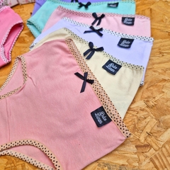 BOMBACHA BEBE PAÑALERA ALGODÓN Y LYCRA CON ENVIVADO PUNTITOS LISAS LINEA DULCE LIMÓN ART. 935 TALLES SURTIDOS 0 -1 - 2 (X DOCENA) en internet