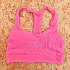 TOP CON TAZA REMOVIBLE DE MORLEY x LÍNEA BRIGITTE. ART. B53. TALLES: S - M - L - XL - XXL (X MAYOR) - tienda online