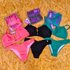 MALLAS BIKINIS C/VEDETINA CORTE V TIRO ALTO - TELA TRICOT - LÍNEA KIERO. ART. 4722-14722. TALLES 2-3-4-5. (X MAYOR)