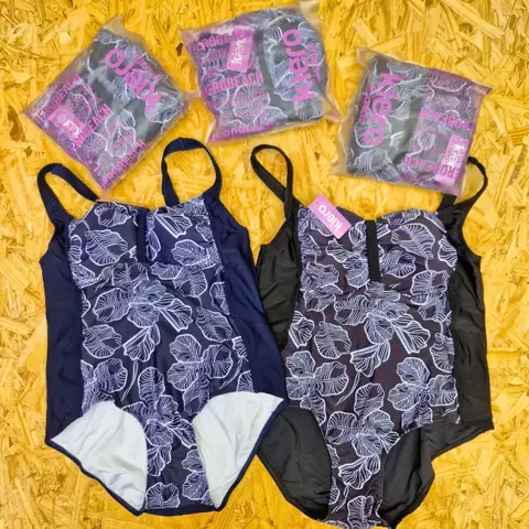 MALLA ENTERA VEDETINA UNIVERSAL C/ESTAMPA (HOJAS) TELA TRICOT - LÍNEA KIERO. ART. 24815-4815 TALLES 3-4-6-7 (X DOCENA)