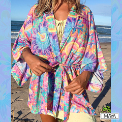 Kimono Flor de Maracujá - Loja Maya