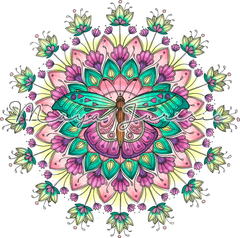 Lenço Pequeno Mandala Liberdade - loja online
