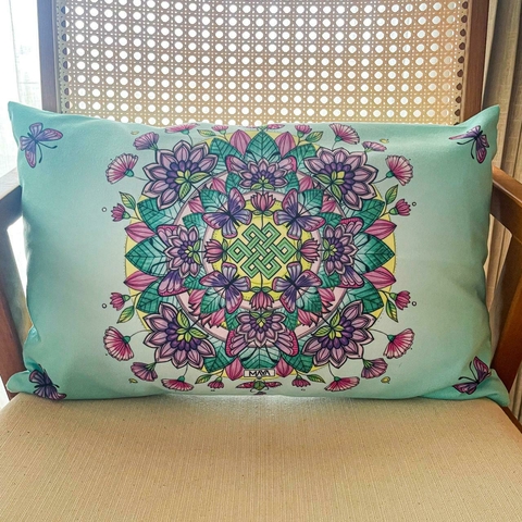 Capa de Almofada Média Mandala da Autocompaixão