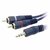 Cable miniplug a rca 8 mts