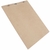 Prancheta Portátil A4, MDF Natural com Prendedor Acrílico Reversível - MOD. 48-A4MA Trident