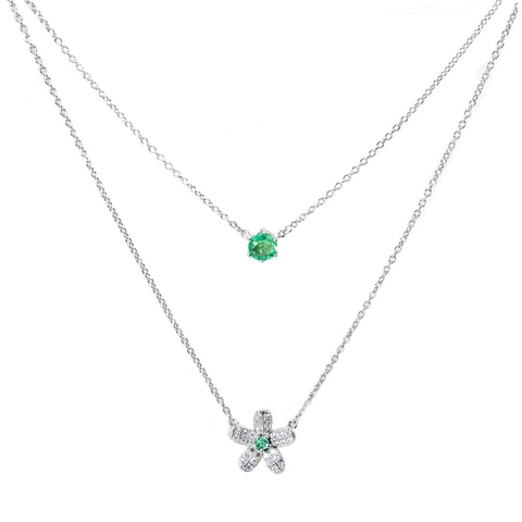 Gargantilla Flor Doble