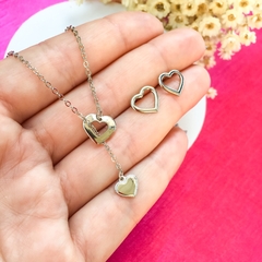 Conjunto Gravatinha Coração