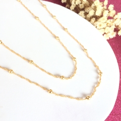 Choker Duplo Bolinhas - comprar online