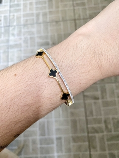 Bracelete Inspiração Trevo - Lunna Bijoux