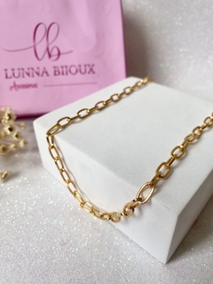 Choker Folheada Correntaria - comprar online