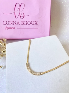Choker Fita Cravejada