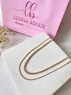 Choker Dupla Cravejada - comprar online