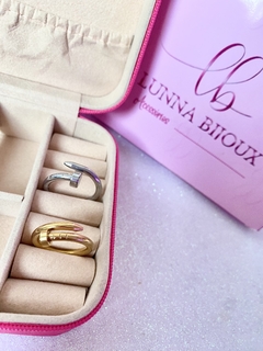 Anel Prego Aço inox - Lunna Bijoux
