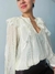 BLUSA HELENA DE GASA CON PUNTILLA ADELANTE ESCOTE V